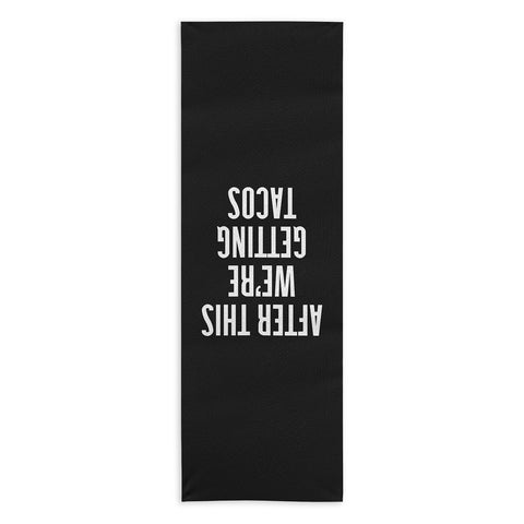 EnvyArt Getting Tacos Yoga Towel