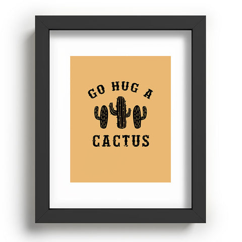 EnvyArt Hug A Cactus Recessed Framing Rectangle