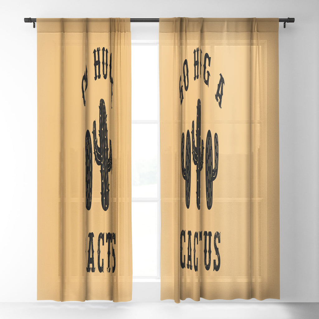 Hug A Cactus Sheer Non Repeat Envyart