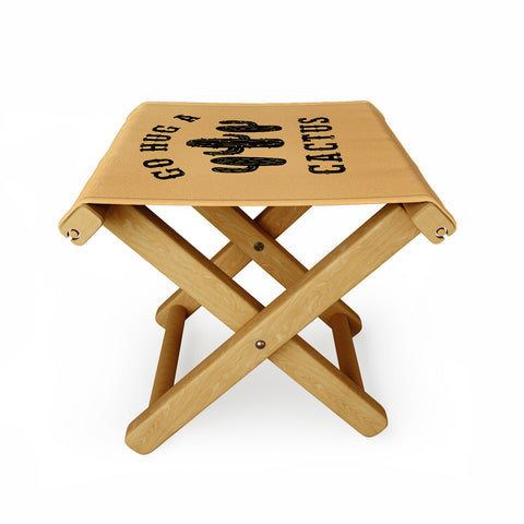 EnvyArt Hug A Cactus Folding Stool