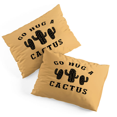 EnvyArt Hug A Cactus Pillow Shams