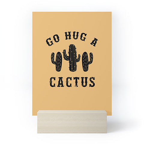 EnvyArt Hug A Cactus Mini Art Print