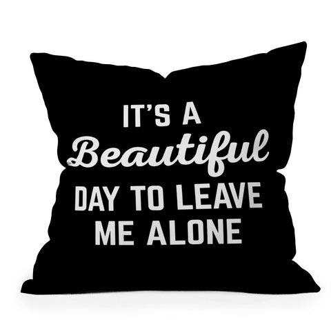 EnvyArt Its A Beautiful Day Outdoor Throw Pillow
