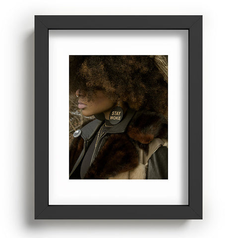 EricaGenece Stay Woke Recessed Framing Rectangle