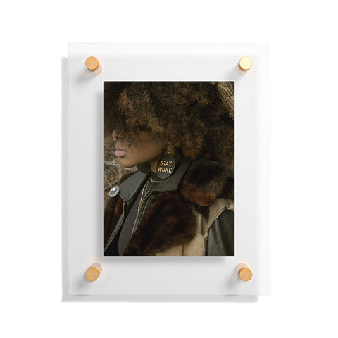 EricaGenece Stay Woke Floating Acrylic Print