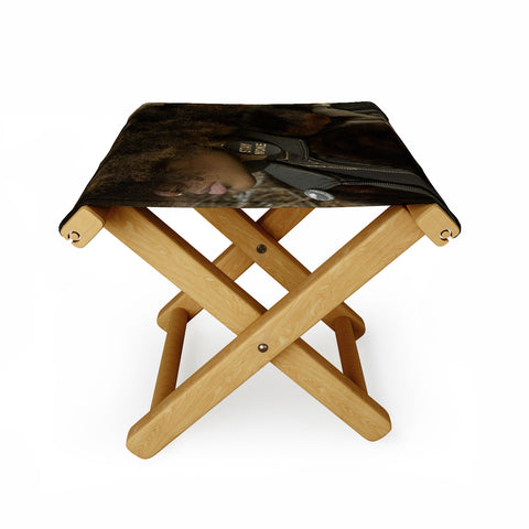 EricaGenece Stay Woke Folding Stool