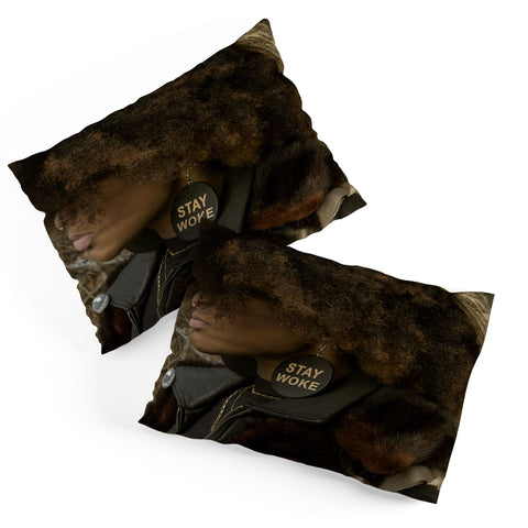 EricaGenece Stay Woke Pillow Shams