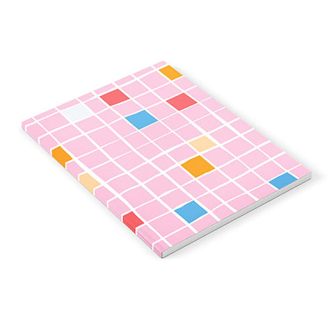 Erika Stallworth Modern Mosaic Pink Notebook