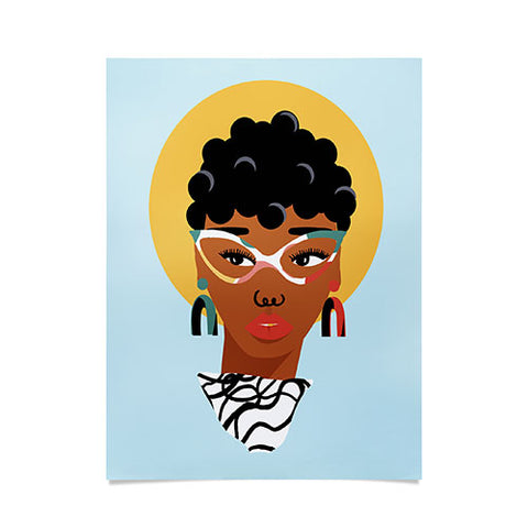 Erika Stallworth Natural Hair Lady Poster