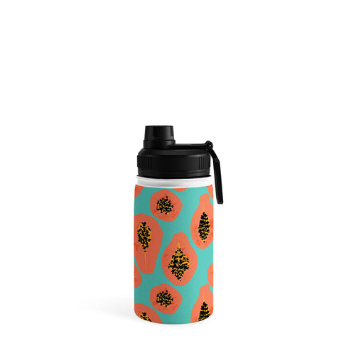 Erika Stallworth Papaya Sky Tropical Fruit Water Bottle