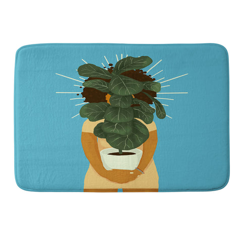 Erika Stallworth Plant Momma Memory Foam Bath Mat
