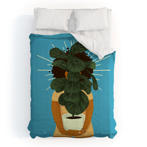 Erika Stallworth Plant Momma Comforter