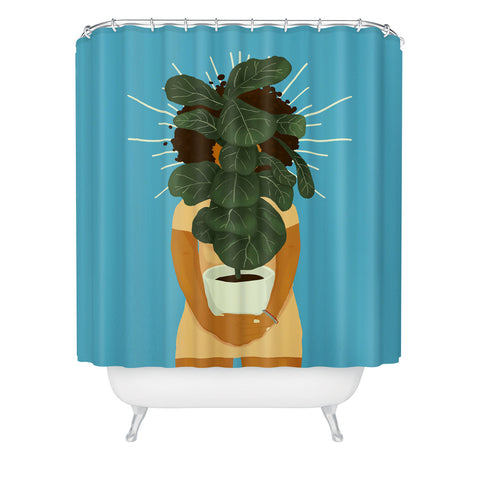 Erika Stallworth Plant Momma Shower Curtain