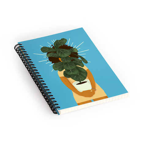 Erika Stallworth Plant Momma Spiral Notebook