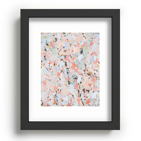 evamatise Abstract Chaos I Recessed Framing Rectangle