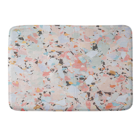 evamatise Abstract Chaos I Memory Foam Bath Mat