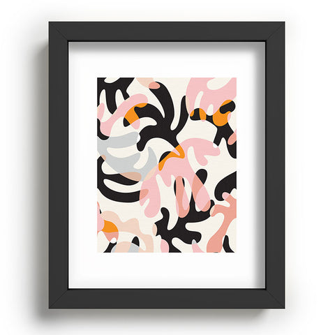 evamatise Abstract Modern Shapes Mid Century Recessed Framing Rectangle