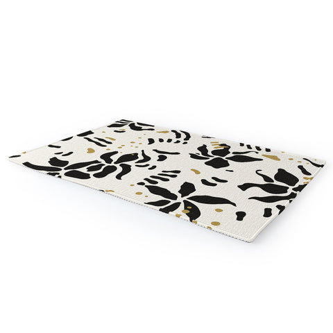 evamatise Abstract Spider Orchids Area Rug