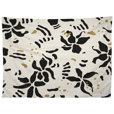 evamatise Abstract Spider Orchids Tapestry