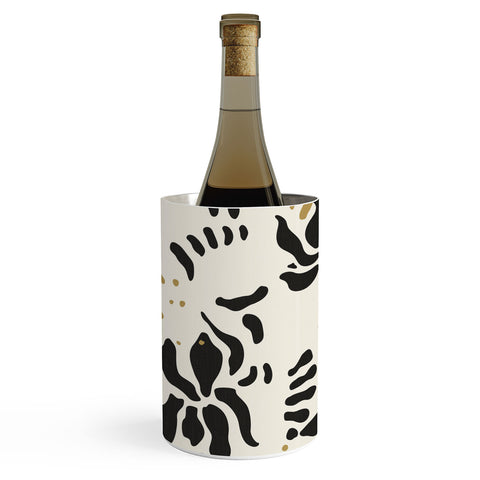 evamatise Abstract Spider Orchids Wine Chiller