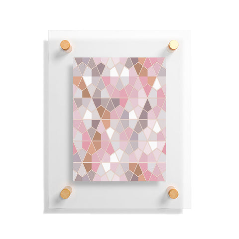 evamatise Autumn Sunset Hexagon Floating Acrylic Print
