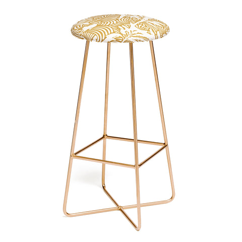 evamatise Big Cats and Palm Trees Jungle Bar Stool