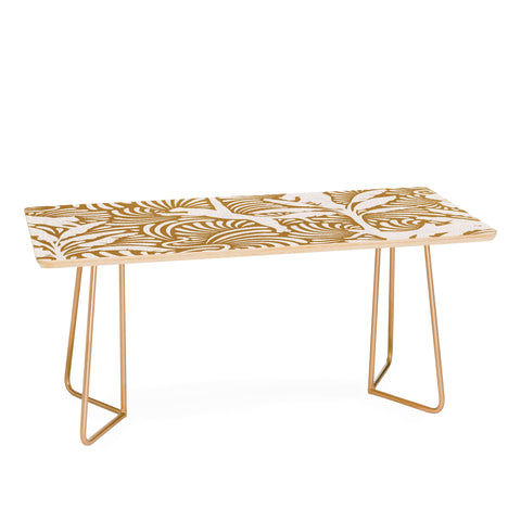 evamatise Big Cats and Palm Trees Jungle Coffee Table