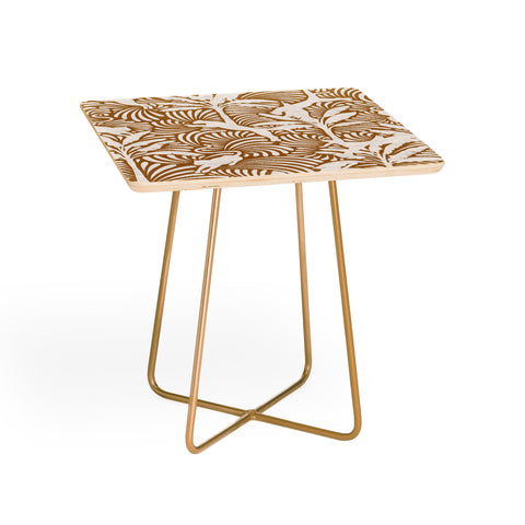 evamatise Big Cats and Palm Trees Jungle Side Table