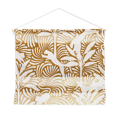 evamatise Big Cats and Palm Trees Jungle Wall Hanging Landscape