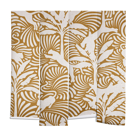 evamatise Big Cats and Palm Trees Jungle Wall Mural