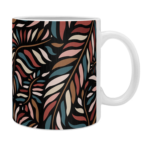 evamatise Boho Autumn Leaves Coffee Mug