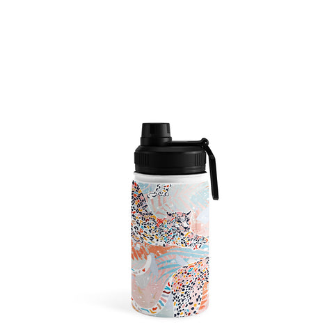 evamatise Colorful Wild Cats Water Bottle