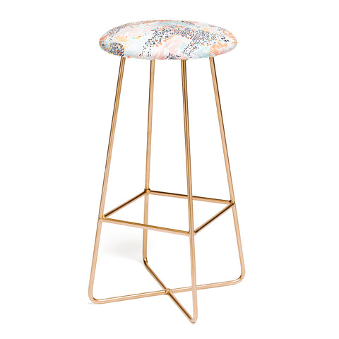 evamatise Colorful Wild Cats Bar Stool