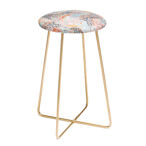 evamatise Colorful Wild Cats Counter Stool