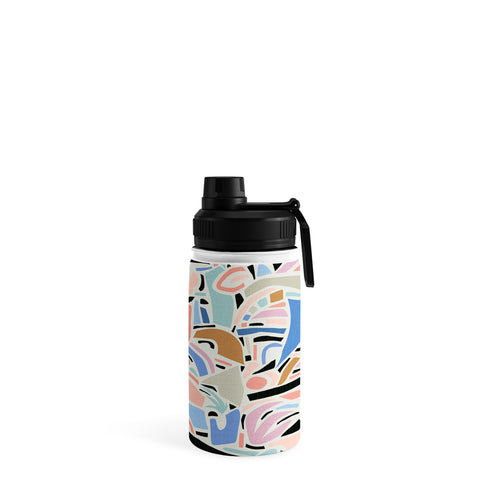 evamatise Contemporary Shapes N01 Spring Abstraction Water Bottle