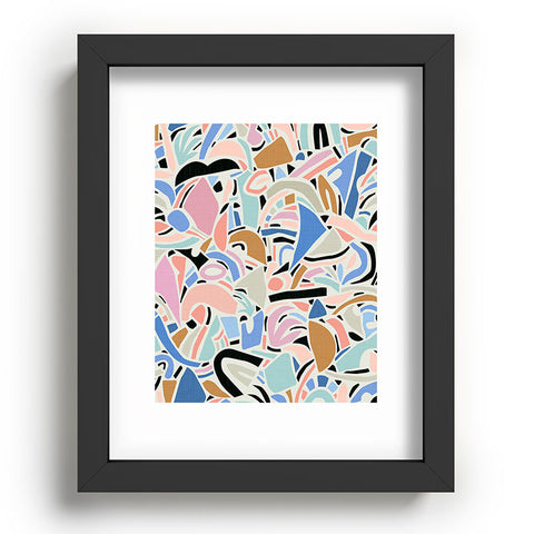 evamatise Contemporary Shapes N01 Spring Abstraction Recessed Framing Rectangle