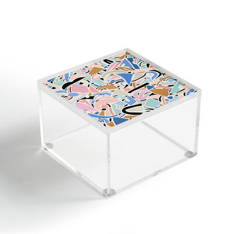 evamatise Contemporary Shapes N01 Spring Abstraction Acrylic Box