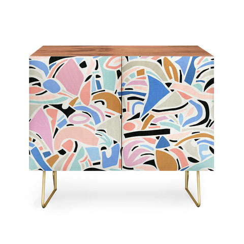 evamatise Contemporary Shapes N01 Spring Abstraction Credenza