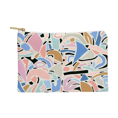 evamatise Contemporary Shapes N01 Spring Abstraction Pouch