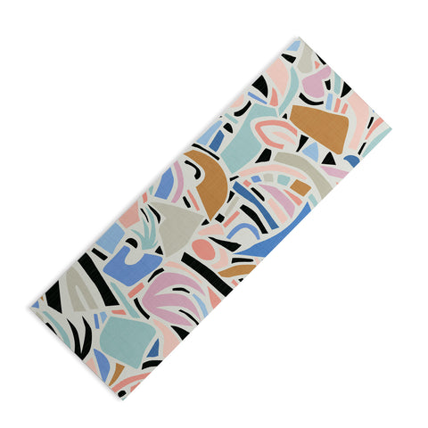 evamatise Contemporary Shapes N01 Spring Abstraction Yoga Mat