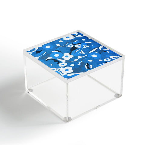 evamatise Flowers and Butterflies Hippie Acrylic Box