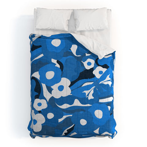 evamatise Flowers and Butterflies Hippie Comforter