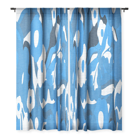 evamatise Flowers and Butterflies Hippie Sheer Non Repeat