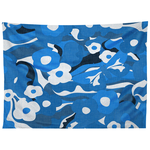 evamatise Flowers and Butterflies Hippie Tapestry