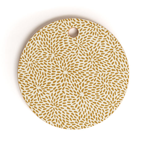 evamatise Golden Organic Seeds Cutting Board Round