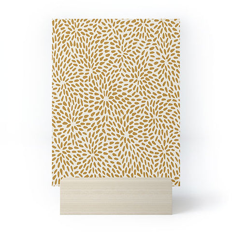 evamatise Golden Organic Seeds Mini Art Print