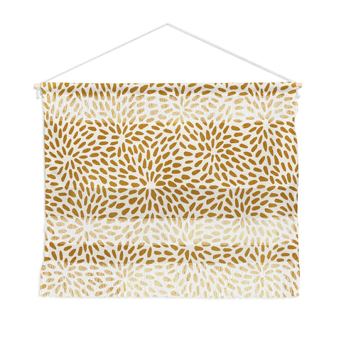 evamatise Golden Organic Seeds Wall Hanging Landscape