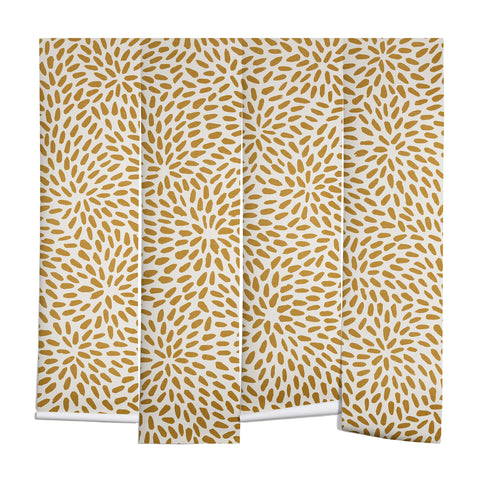 evamatise Golden Organic Seeds Wall Mural