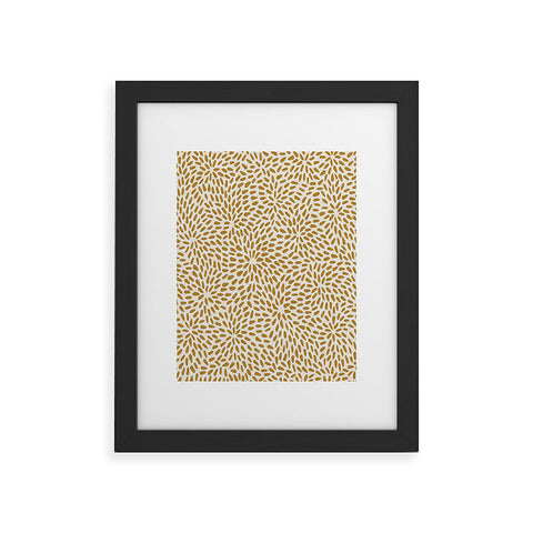evamatise Golden Organic Seeds Framed Art Print