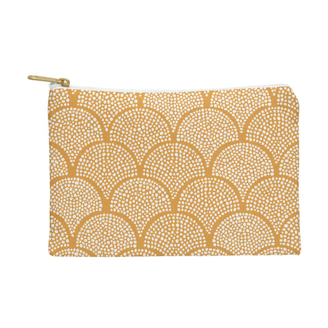 evamatise Japanese Fish Scales Golden Pouch